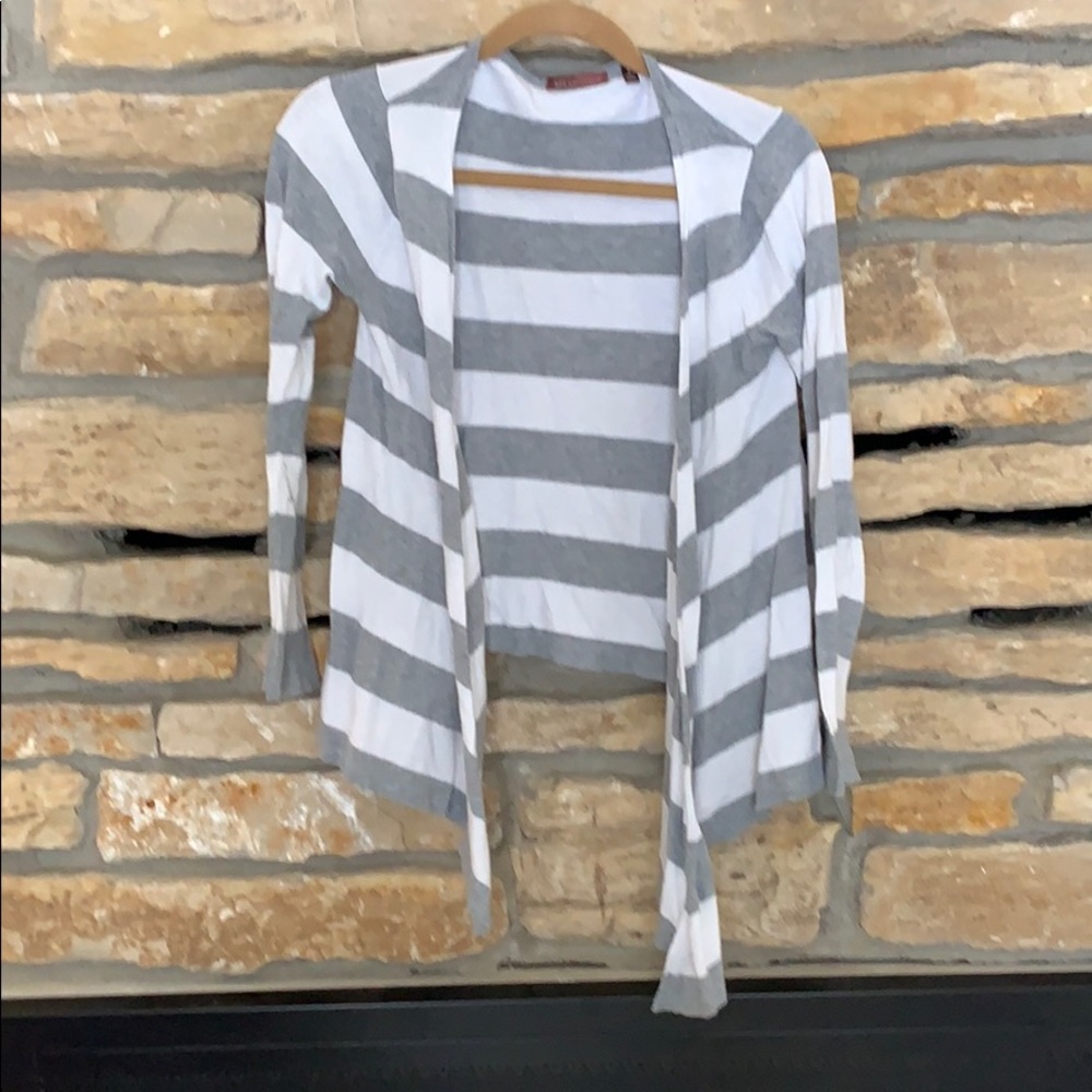 Striped cardigan